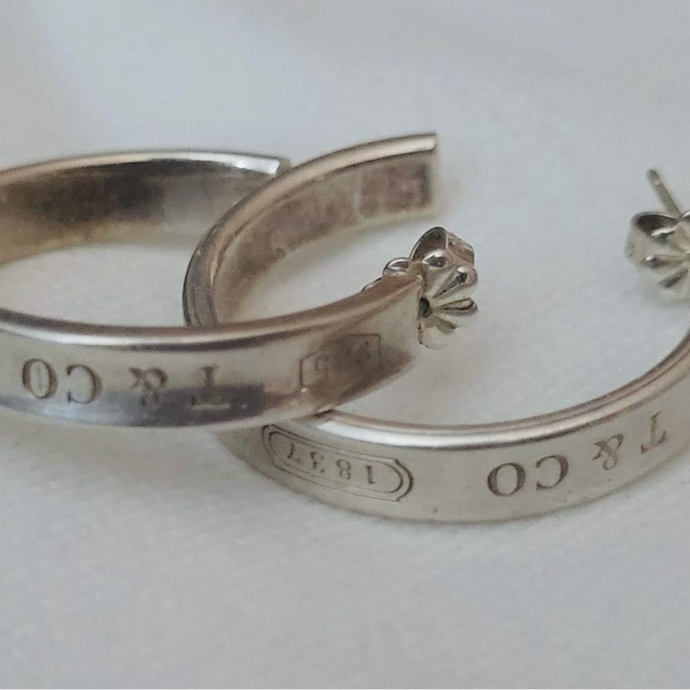 Tiffany & Co. Silver Hoop Earrings